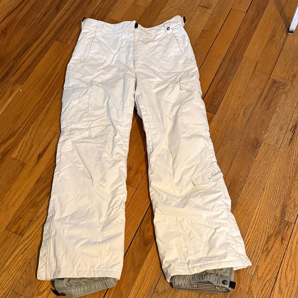 KARBON White Snow/Ski Pants